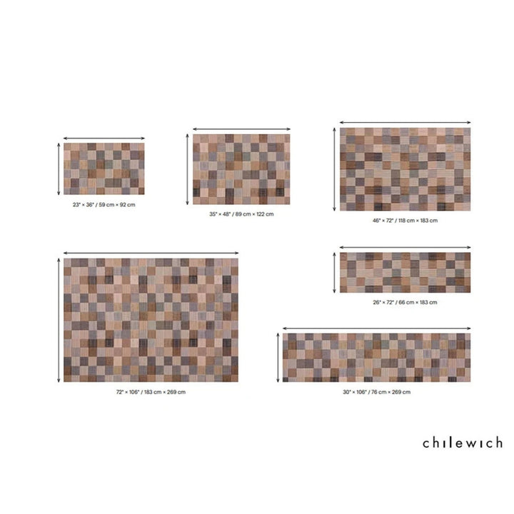 chilewich | shag doormat 46x71cm (18x28") | heathered tannin