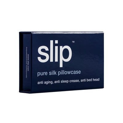 slip | silk pillowcase | navy