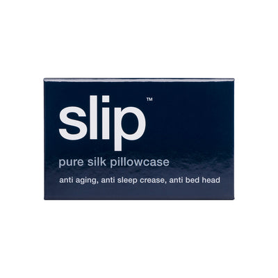 slip | silk pillowcase | navy