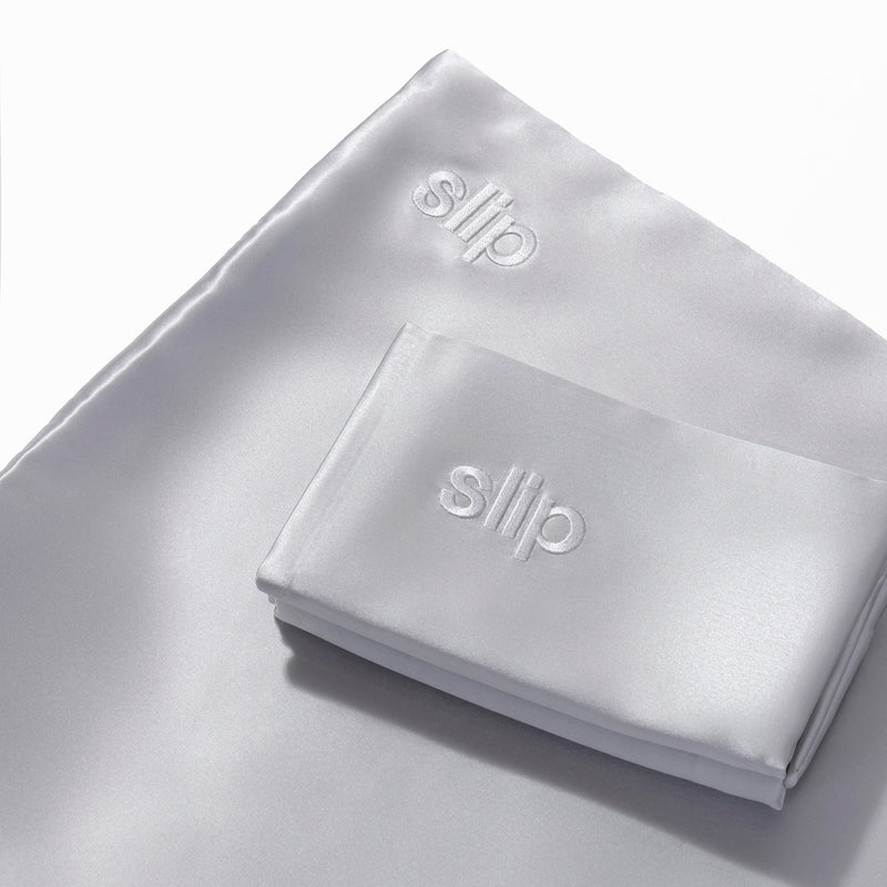 slip | silk pillowcase | silver