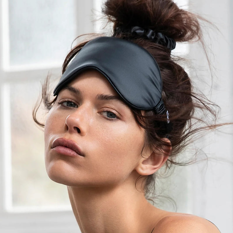 slip | silk sleep mask | black