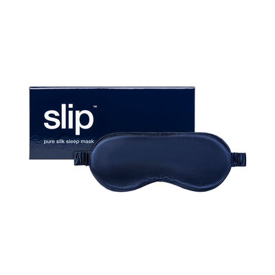 slip | silk sleep mask | navy