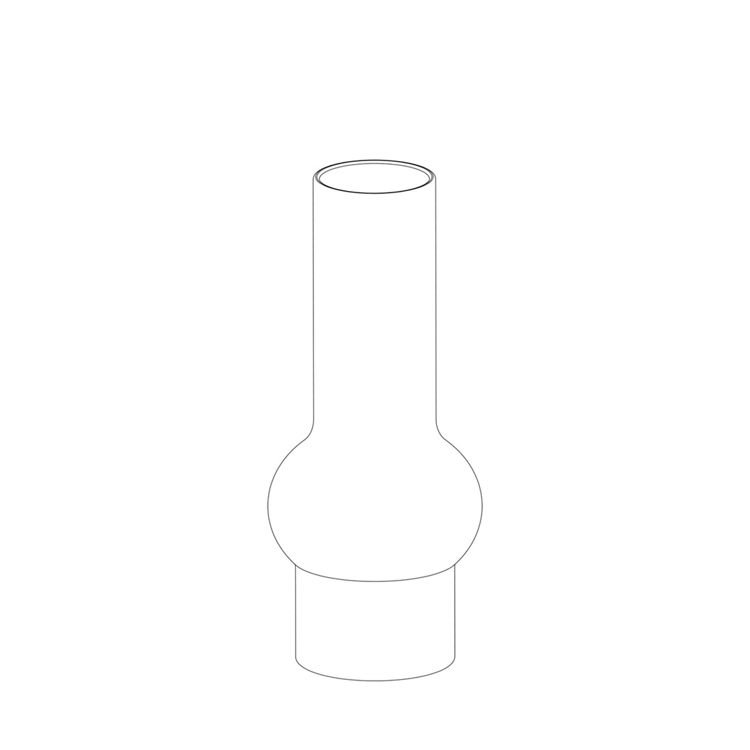 PARTS: stelton | em chimney for 1001 lamp