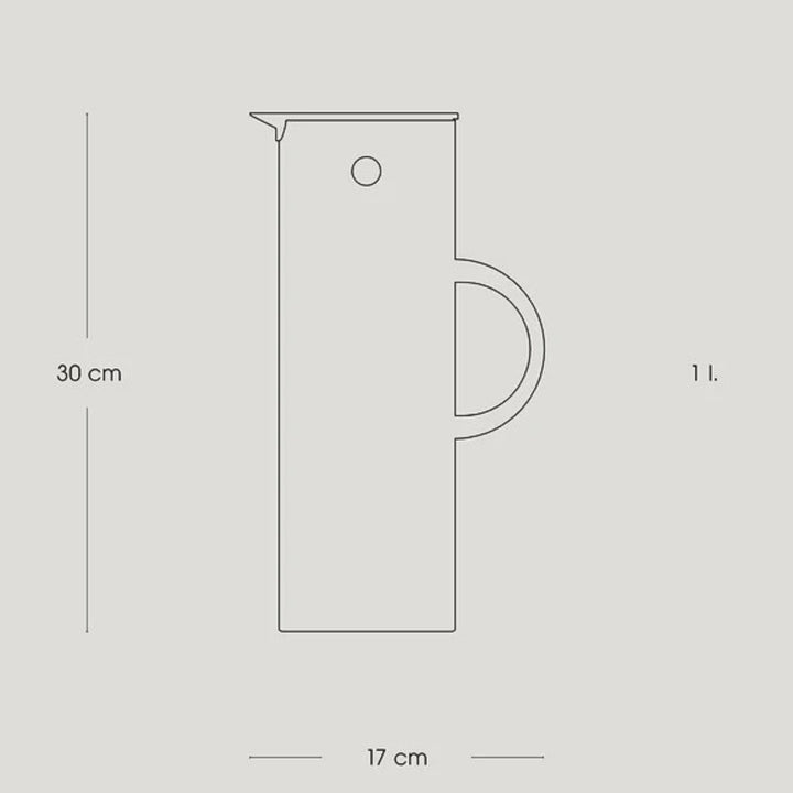 stelton | em77 vacuum jug | soft cloud