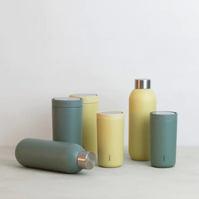 stelton | keep cool vacuum insulated bottle | dusty green - DC