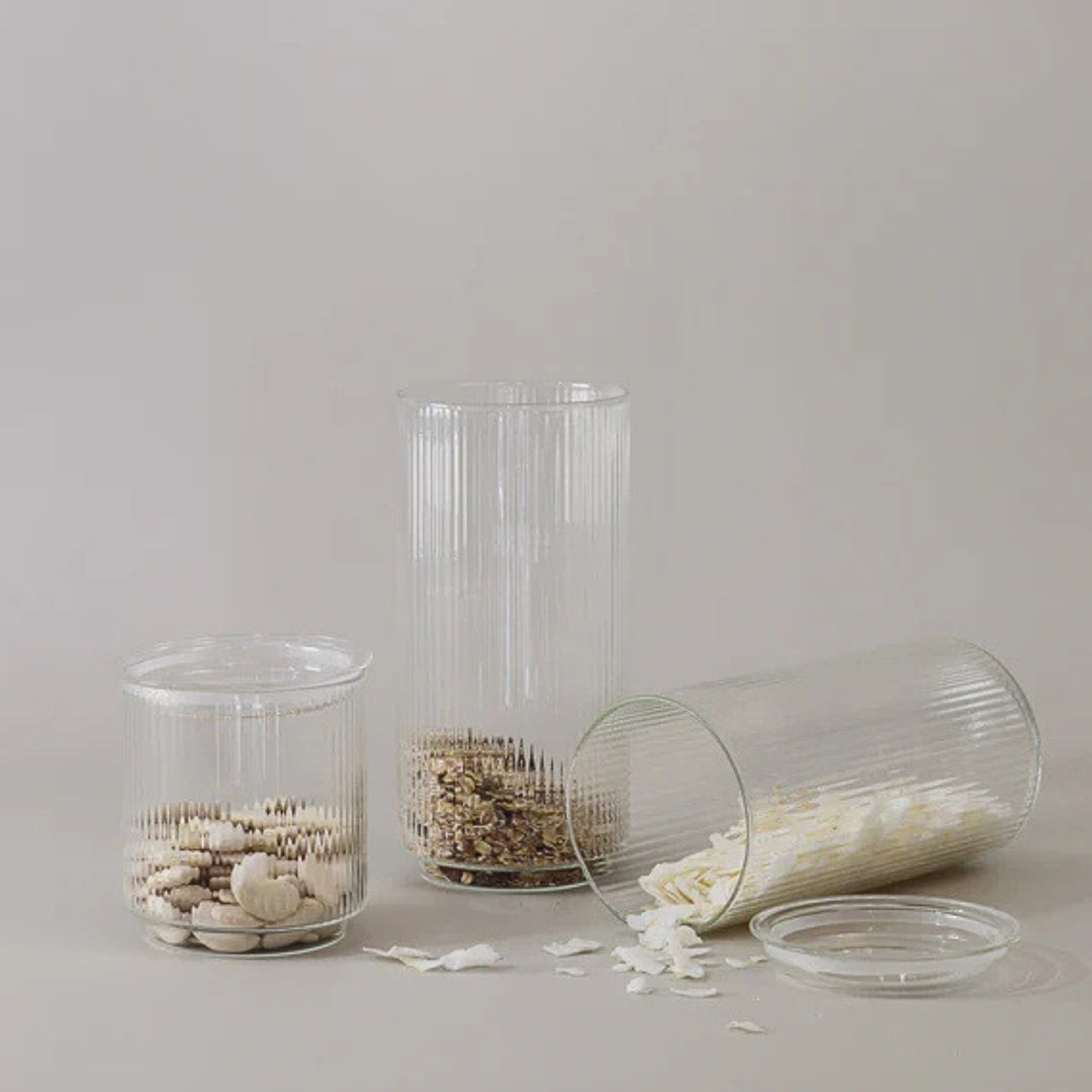 stelton | pilastro storage jar 0.6l | clear