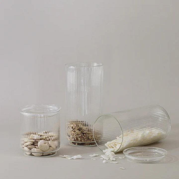stelton | pilastro storage jar 0.6l | clear