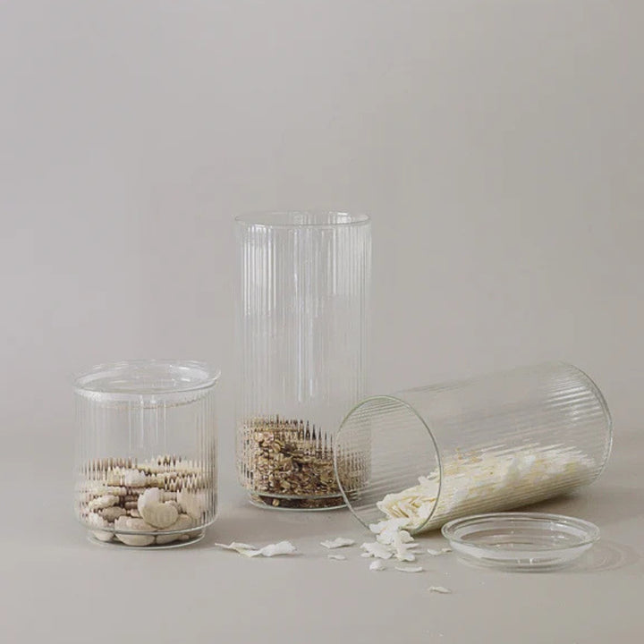 stelton | pilastro storage jar 1.3L | clear