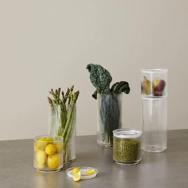 stelton | pilastro storage jar 1.3L | clear