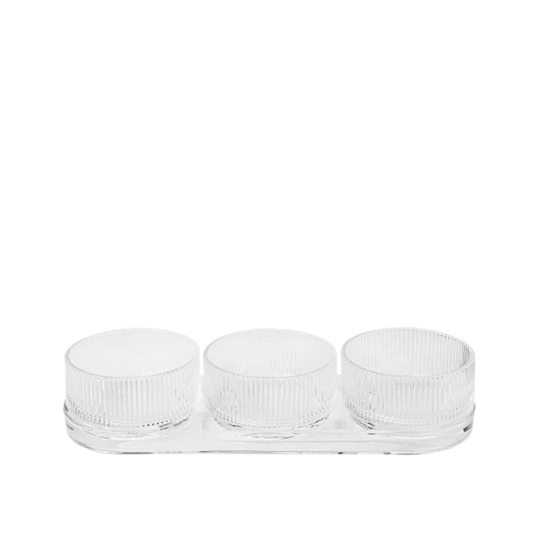 stelton | pilastro tapas set clear