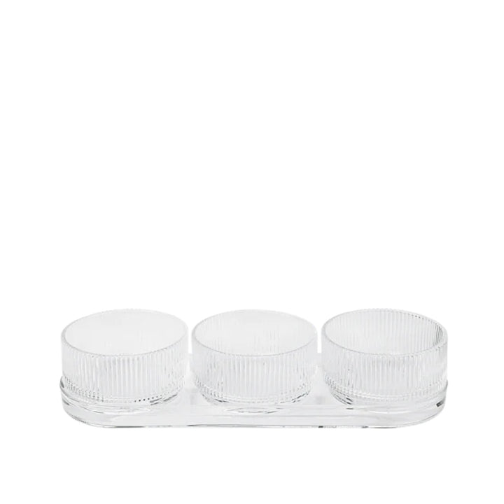 stelton | pilastro tapas set clear