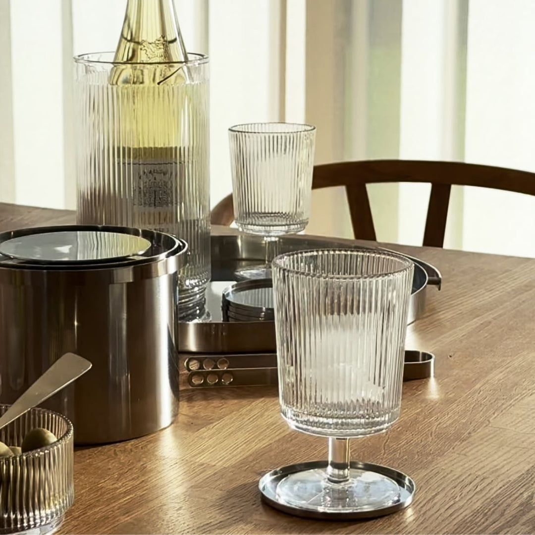 stelton | pilastro wine glass | set of 4 clear