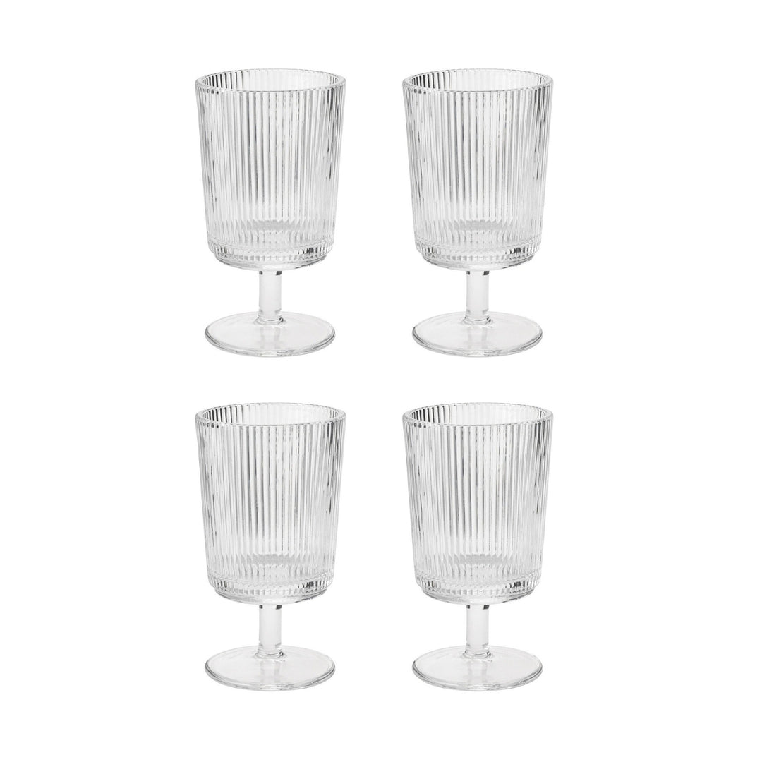 stelton | pilastro wine glass | set of 4 clear