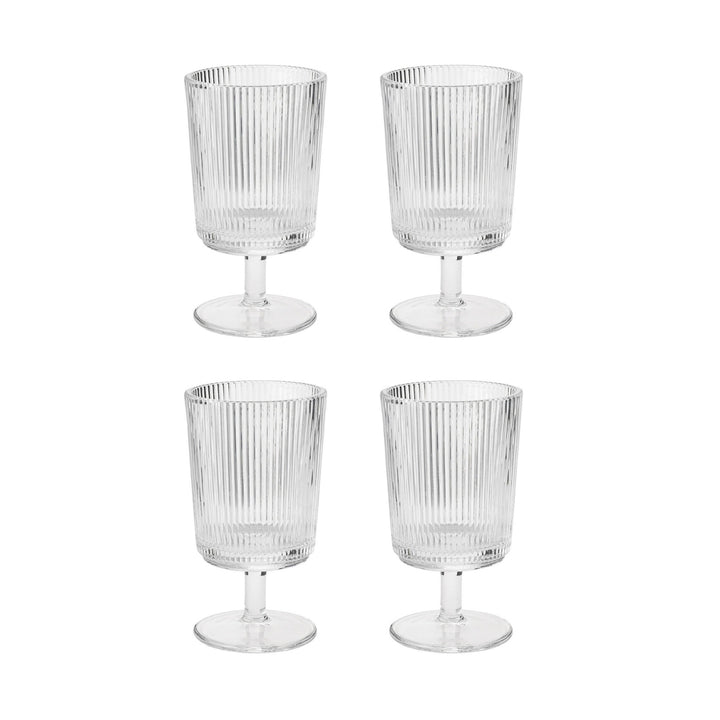 stelton | pilastro wine glass | set of 4 clear