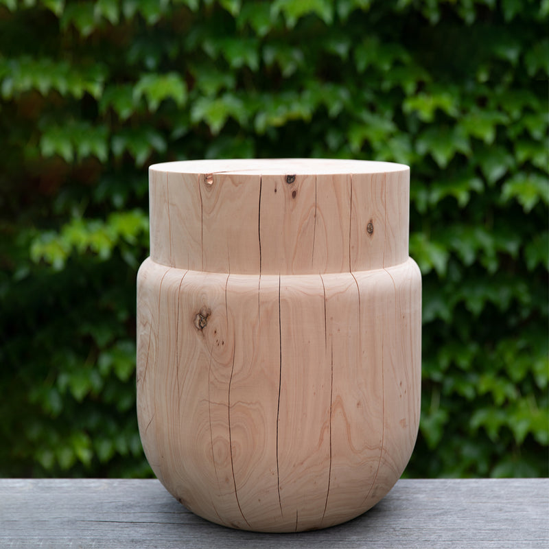 studio nikco | wooden stool / side table | cork small