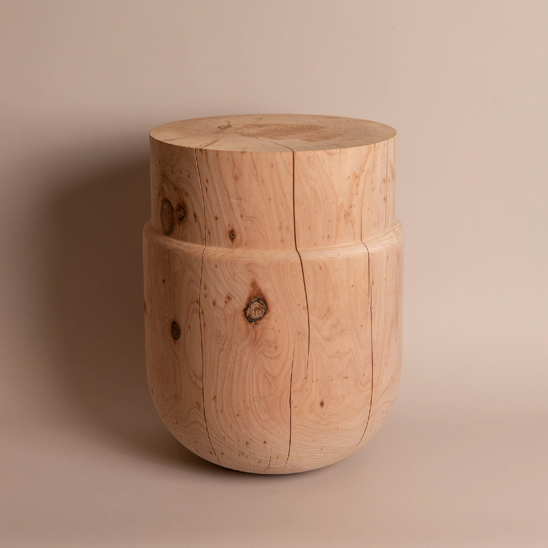 studio nikco | wooden stool / side table | cork small