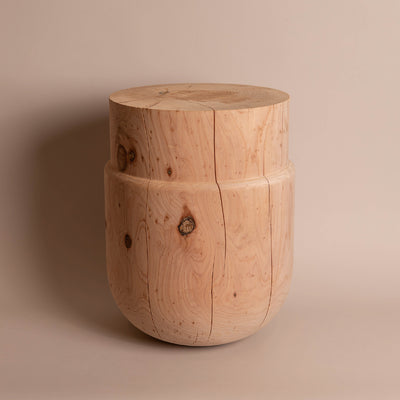 studio nikco | wooden stool / side table | cork small