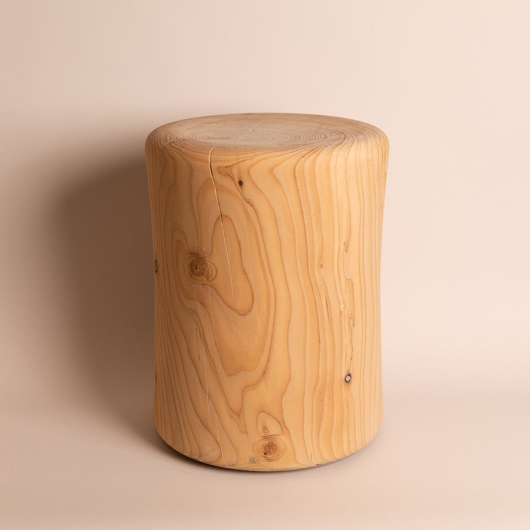 studio nikco | wooden stool / side table | curved