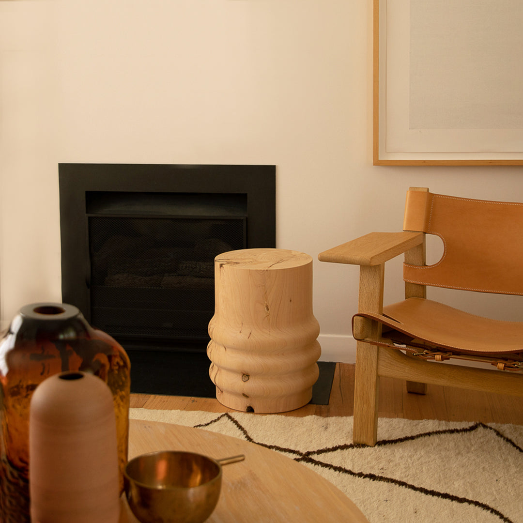 studio nikco | wooden stool / side table | ripple