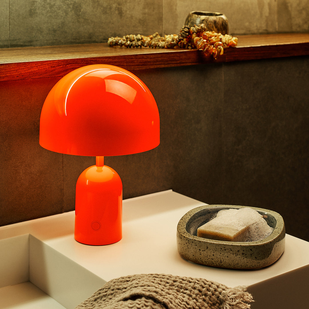 tom dixon | bell portable lamp | fluro