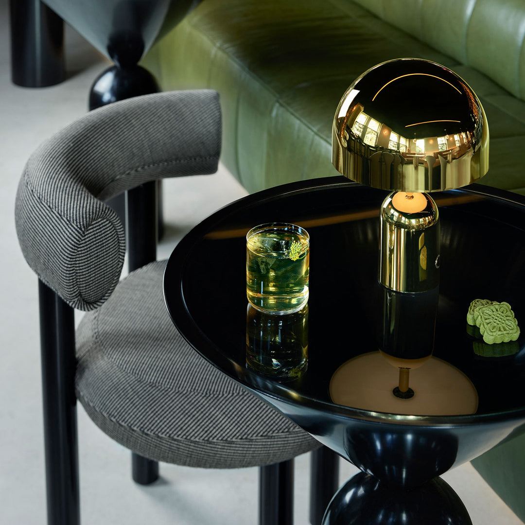 tom dixon | bell portable lamp | gold