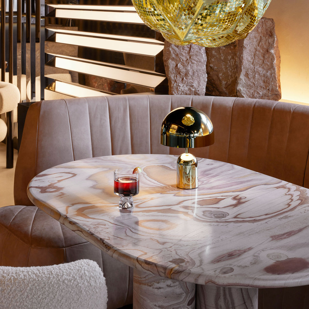 tom dixon | bell portable lamp | gold