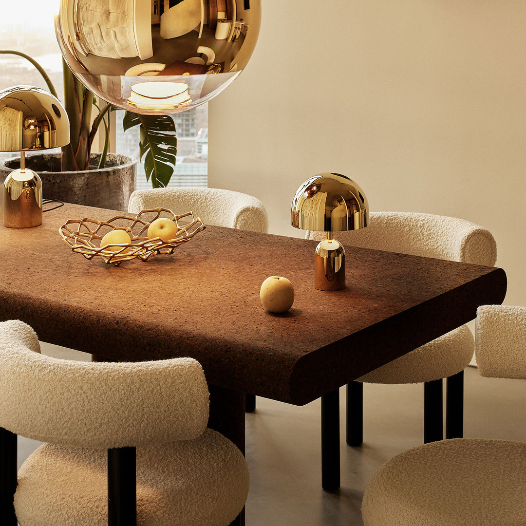 tom dixon | bell portable lamp | gold