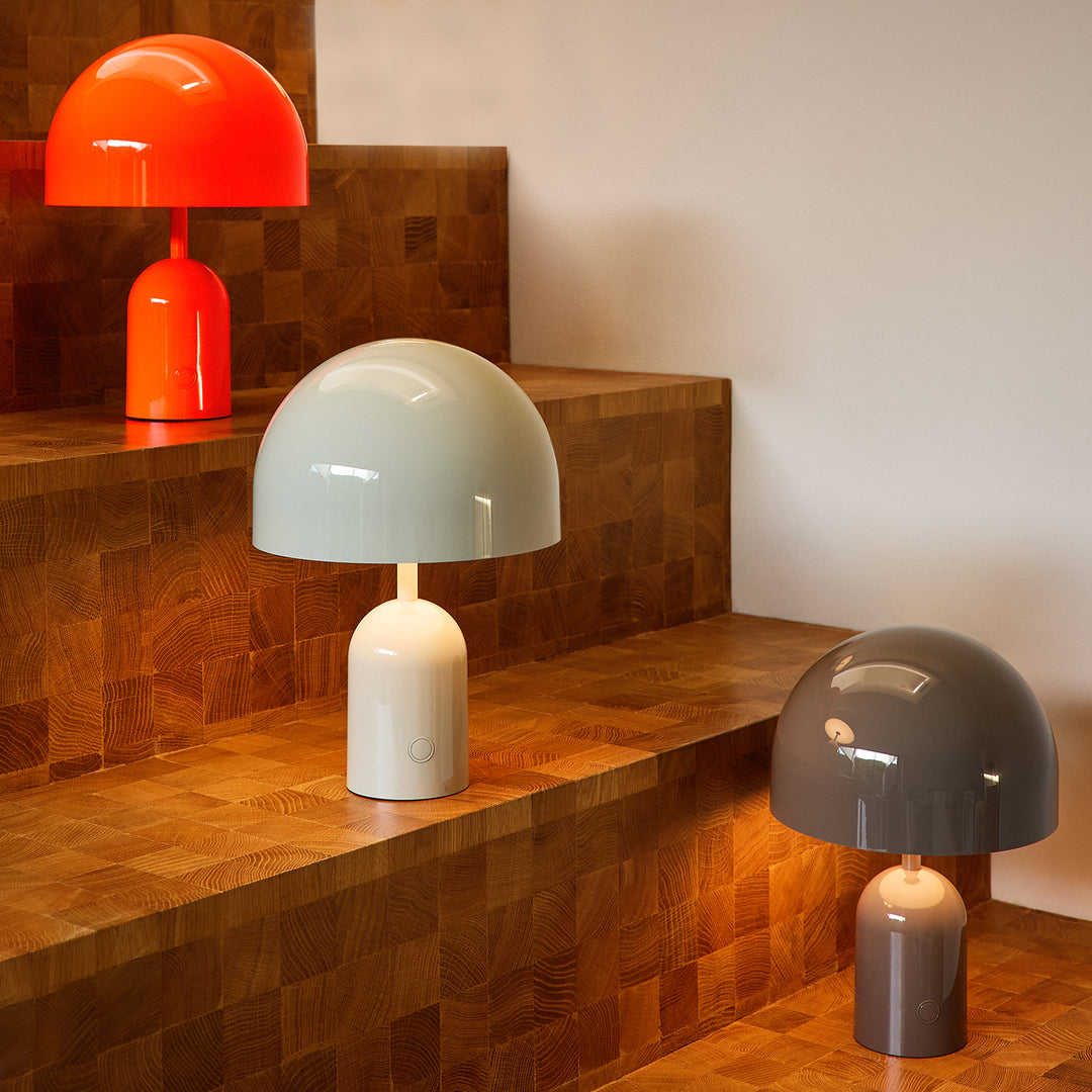 tom dixon | bell portable lamp | taupe