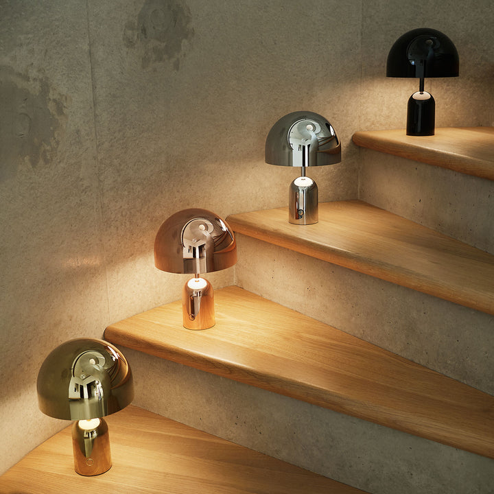 tom dixon | bell portable lamp | gold