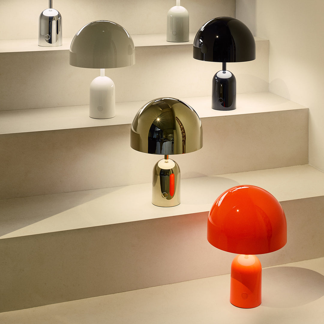 tom dixon | bell portable lamp | silver