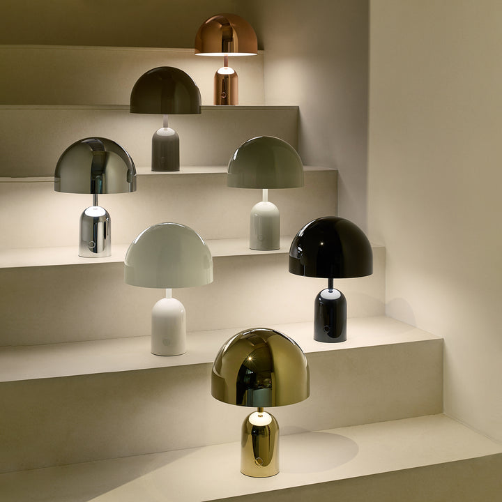 tom dixon | bell portable lamp | gold