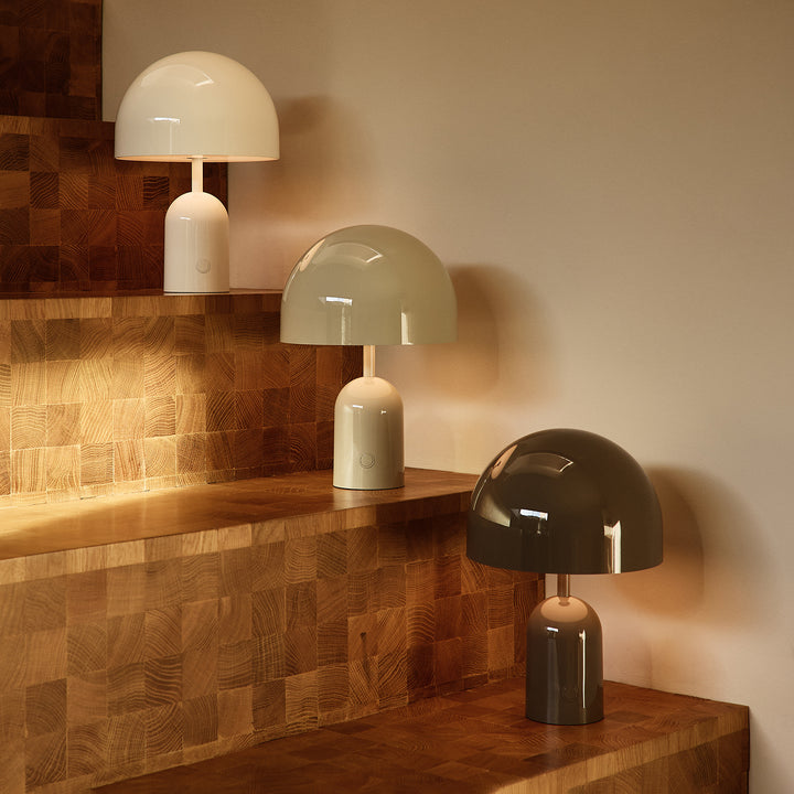tom dixon | bell portable lamp | taupe
