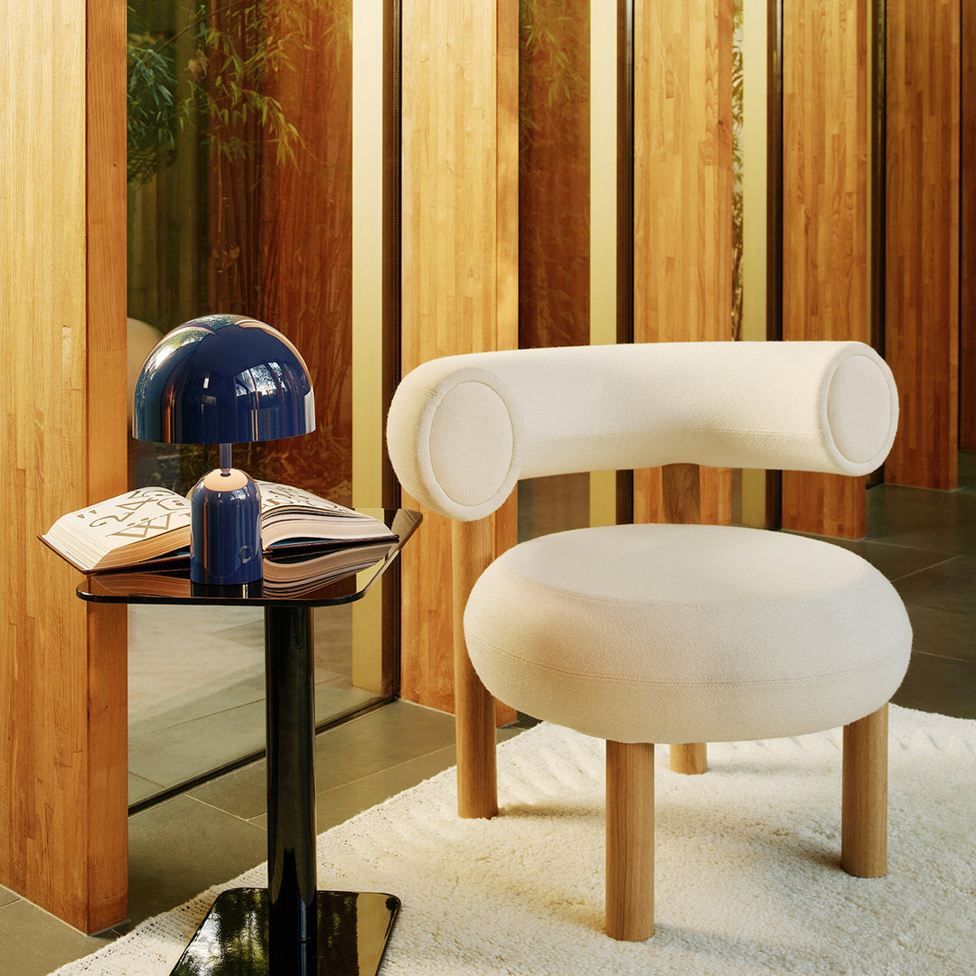 tom dixon | bell portable lamp | indigo