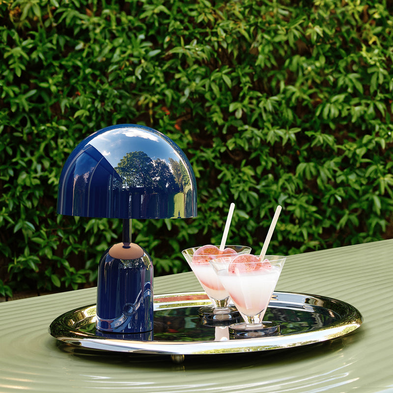 tom dixon | bell portable lamp | indigo