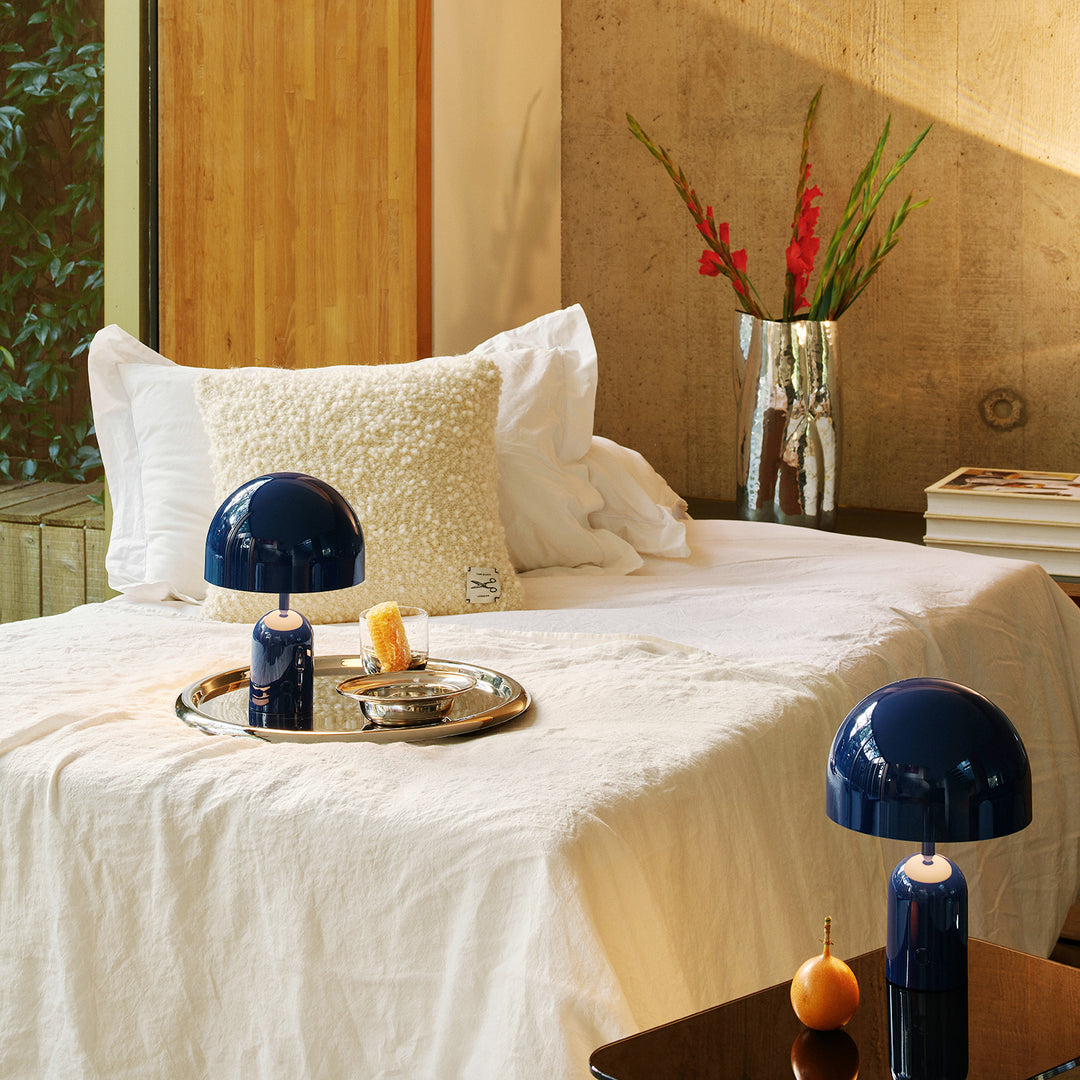 tom dixon | bell portable lamp | indigo