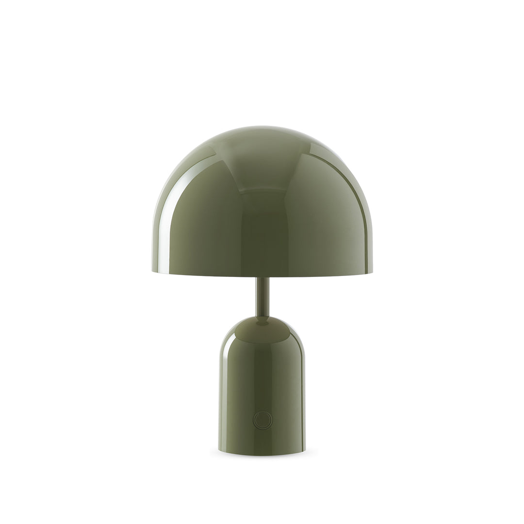 tom dixon | bell portable lamp | moss