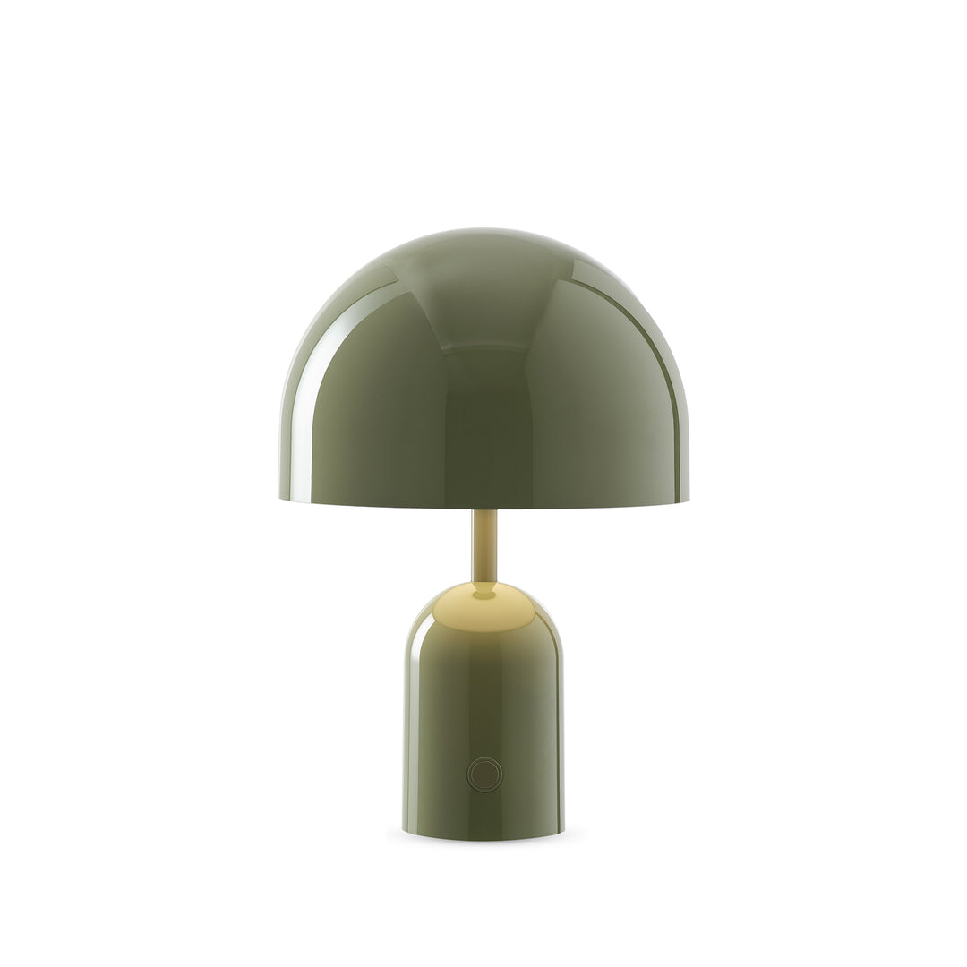 tom dixon | bell portable lamp | moss