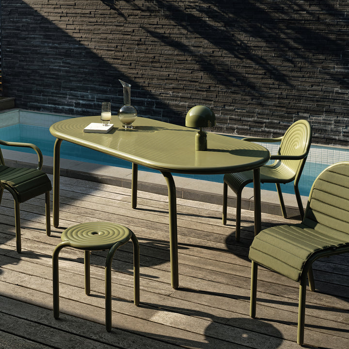 tom dixon | bell portable lamp | moss