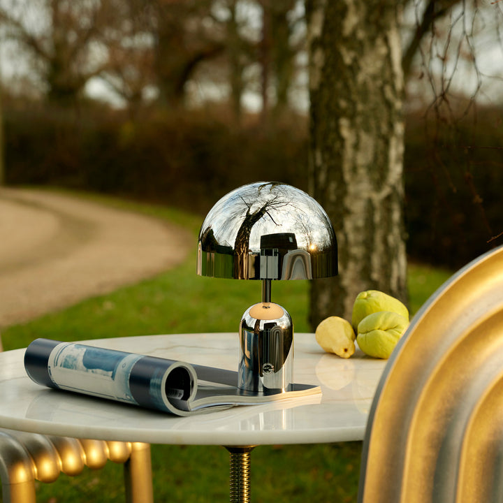 tom dixon | bell portable lamp | silver