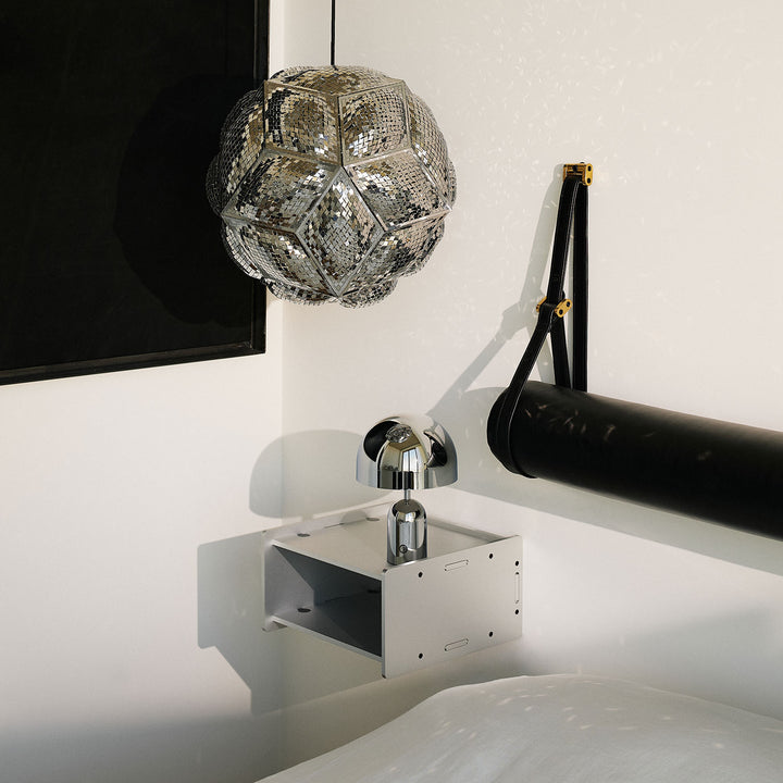 tom dixon | bell portable lamp | silver