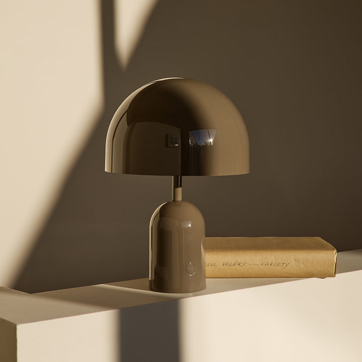 tom dixon | bell portable lamp | taupe