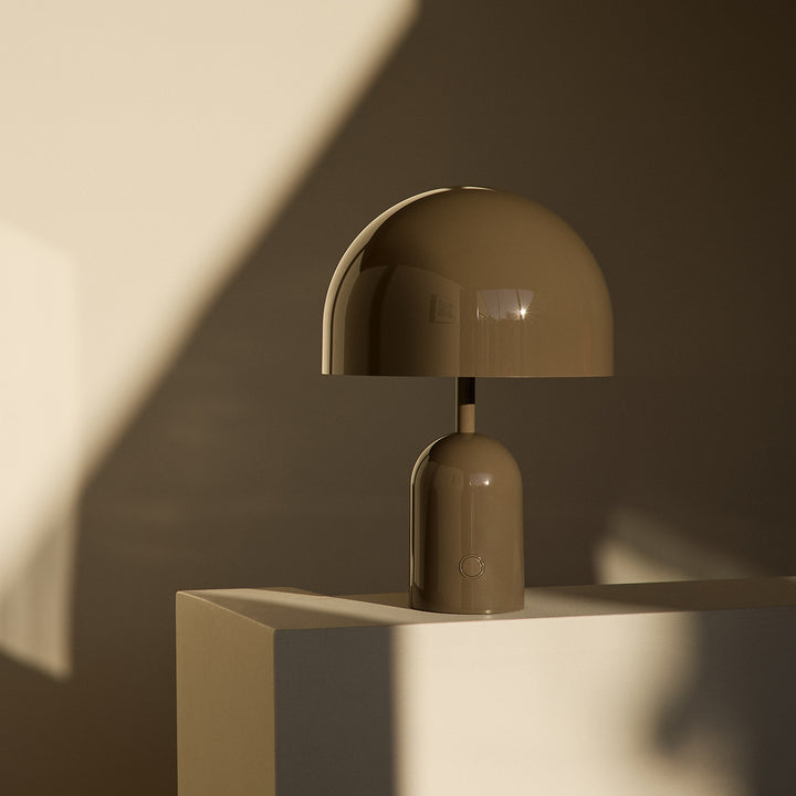 tom dixon | bell portable lamp | taupe