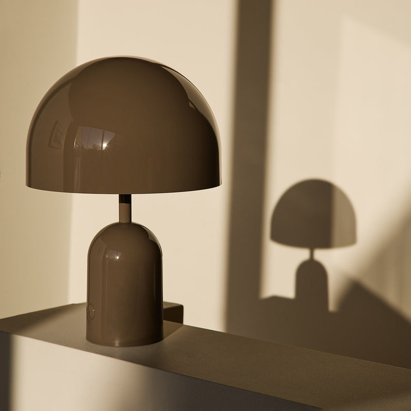 tom dixon | bell portable lamp | taupe