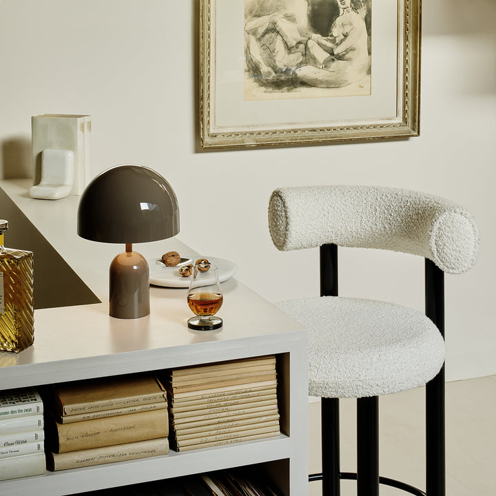 tom dixon | bell portable lamp | taupe