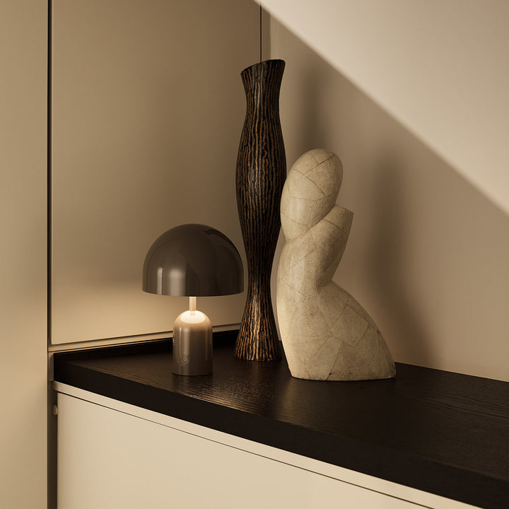 tom dixon | bell portable lamp | taupe