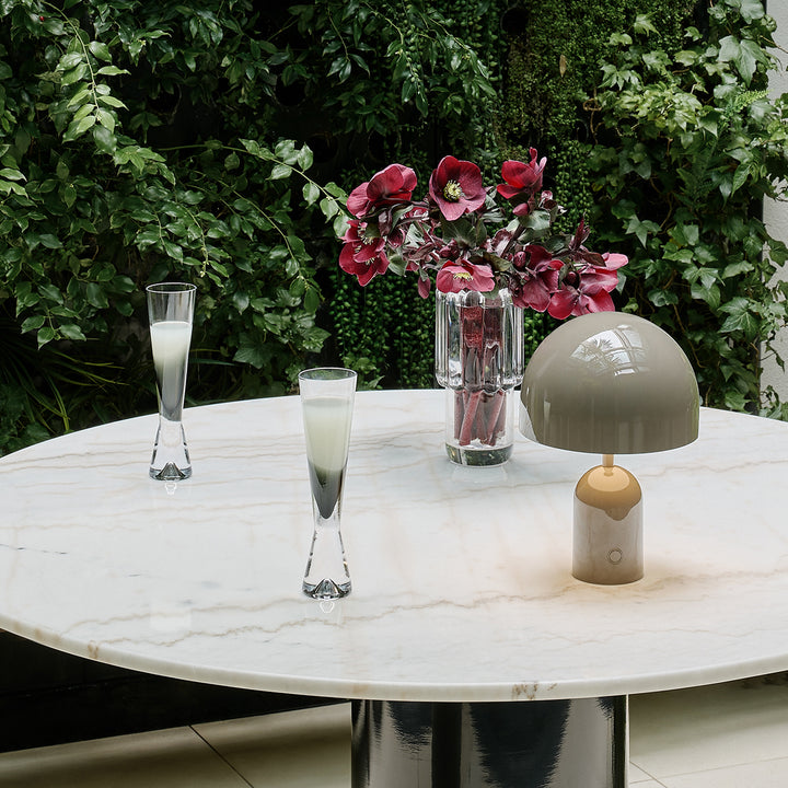 tom dixon | bell portable lamp | taupe