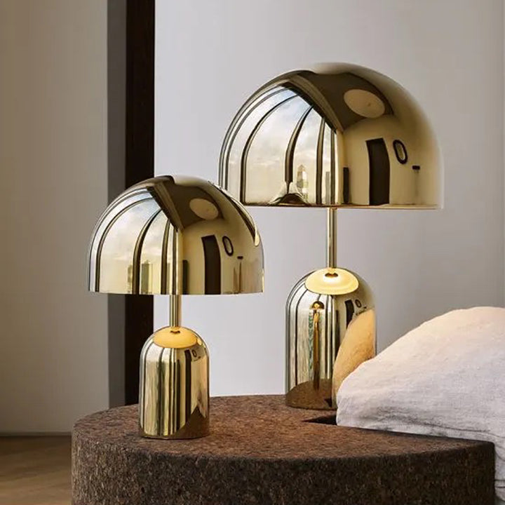 tom dixon | bell table lamp | gold