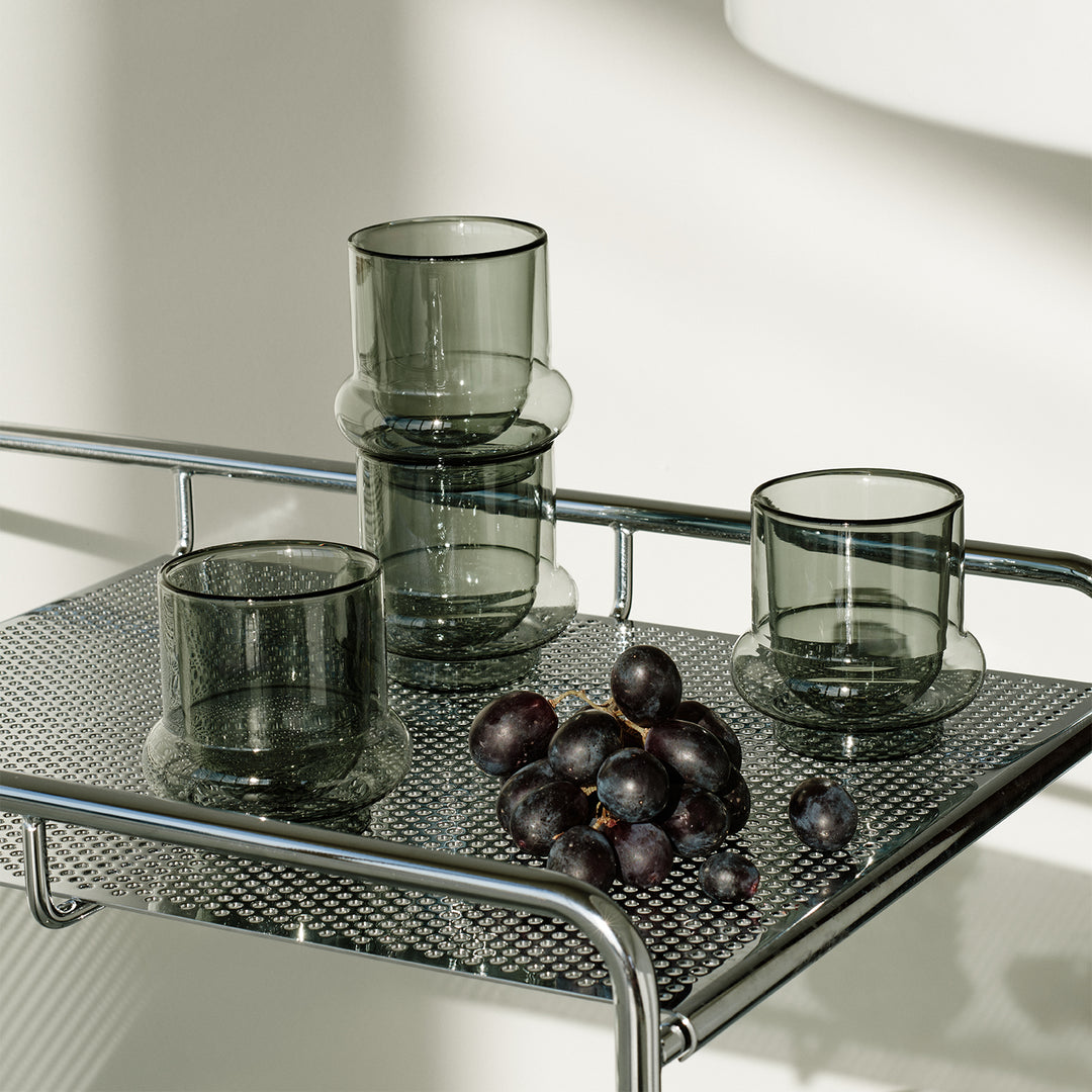 tom dixon | bump coffee cup | set of 2 | grey