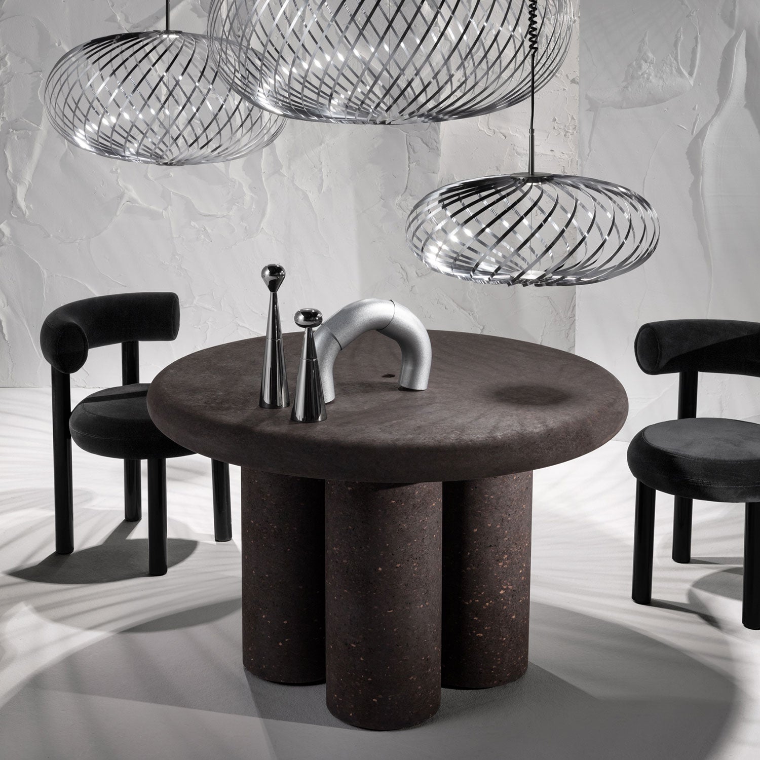 tom dixon | cork round table 120cm - EX DISPLAY – top3 by design