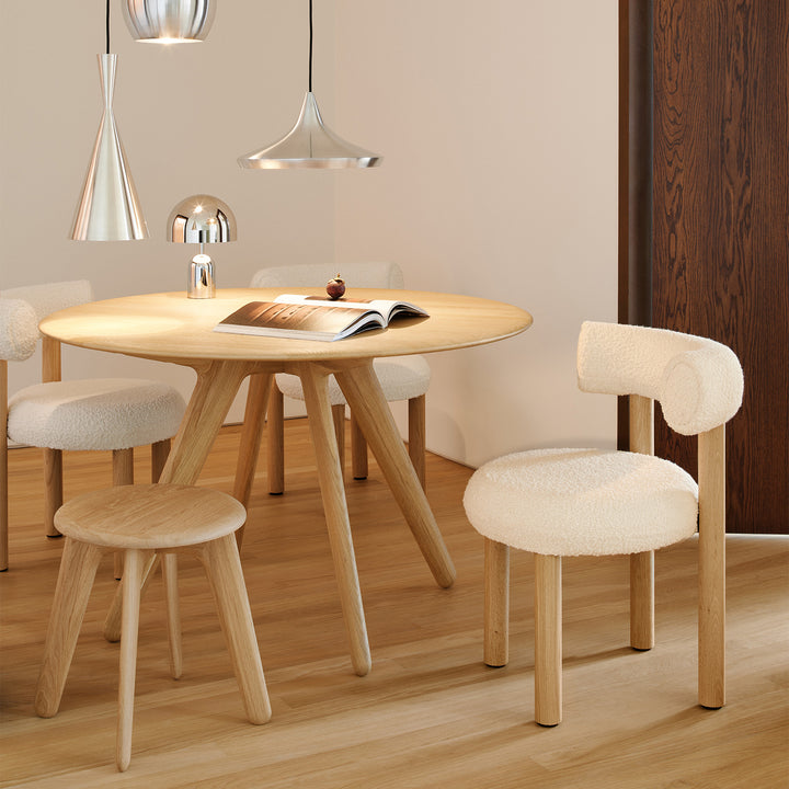tom dixon | fat dining chair wood | hallingdal 0116